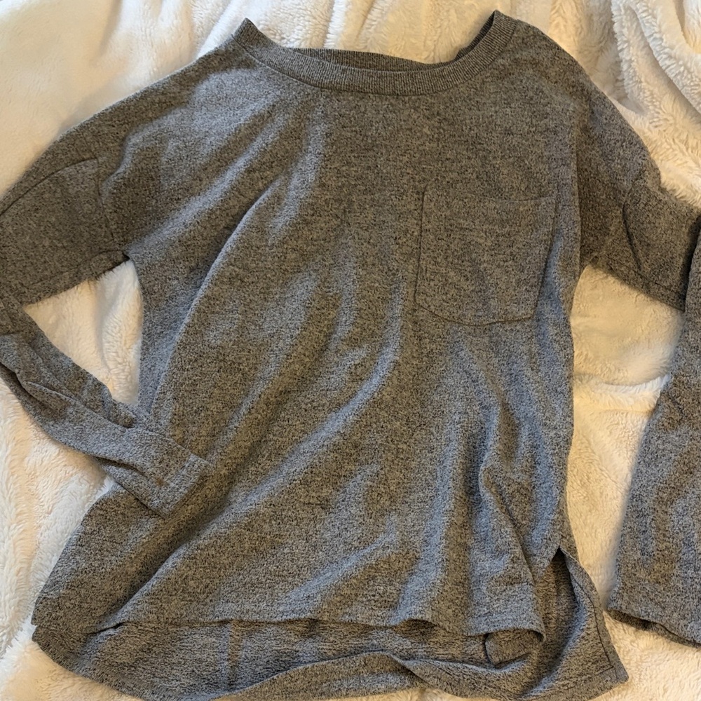 SO Gray Long Sleeve Tee